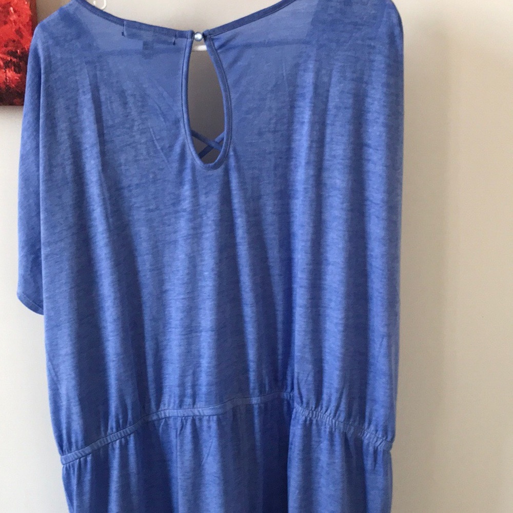 Blue Romper Plus Size - Picture 7 of 7